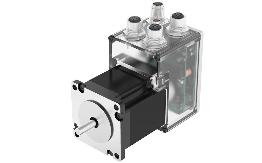 Onboard drive and control makes stepper motors “smart”